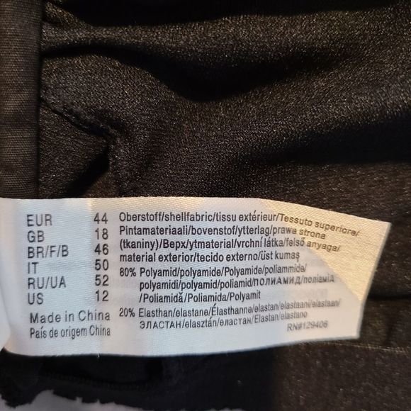 Bcp Selection Halter top Swimwear, size 12, Black - Picture 11 of 11